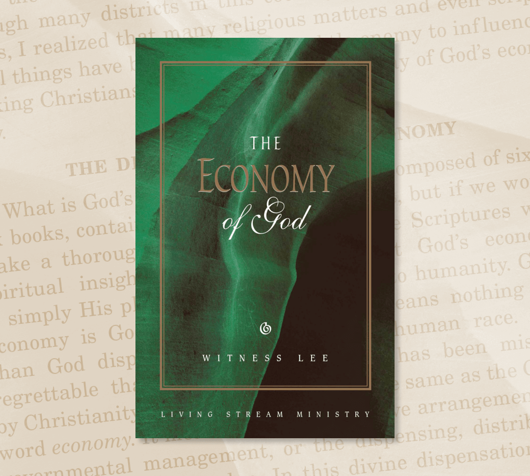 So Great a Foundation – The Economy of God