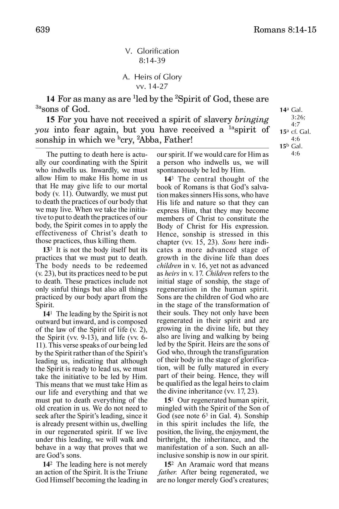 New Testament Recovery Version with Footnotes, 1991