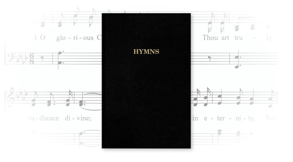 Hymnal with Hymns #501