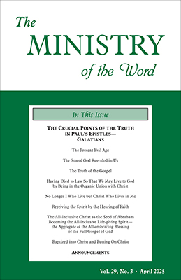 The Ministry of the Word